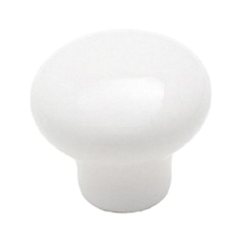 Amerock Ceramics 1 White Round Cabinet Porcelain Knob BP70634-30