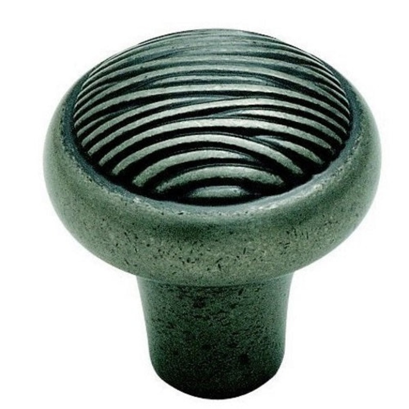 Amerock Cyprus 1 1/4 Weathered Nickel Mushroom Cabinet Knob Pull BP5263-WN