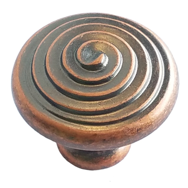 Amerock Divinity BP19252-WC Weathered Copper 1 1/8 Spiral Cabinet Knob Pull