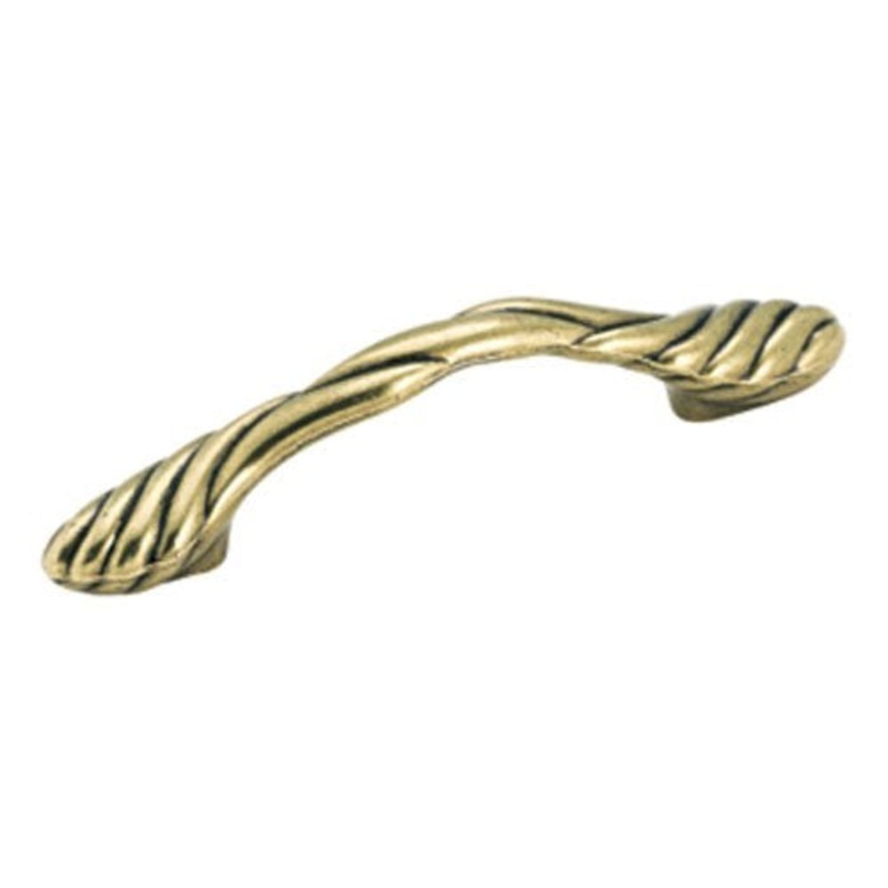 Amerock Expressions BP1470-R1 Regency Brass 3 and 3 3/4cc (96mm) Cabinet Pull
