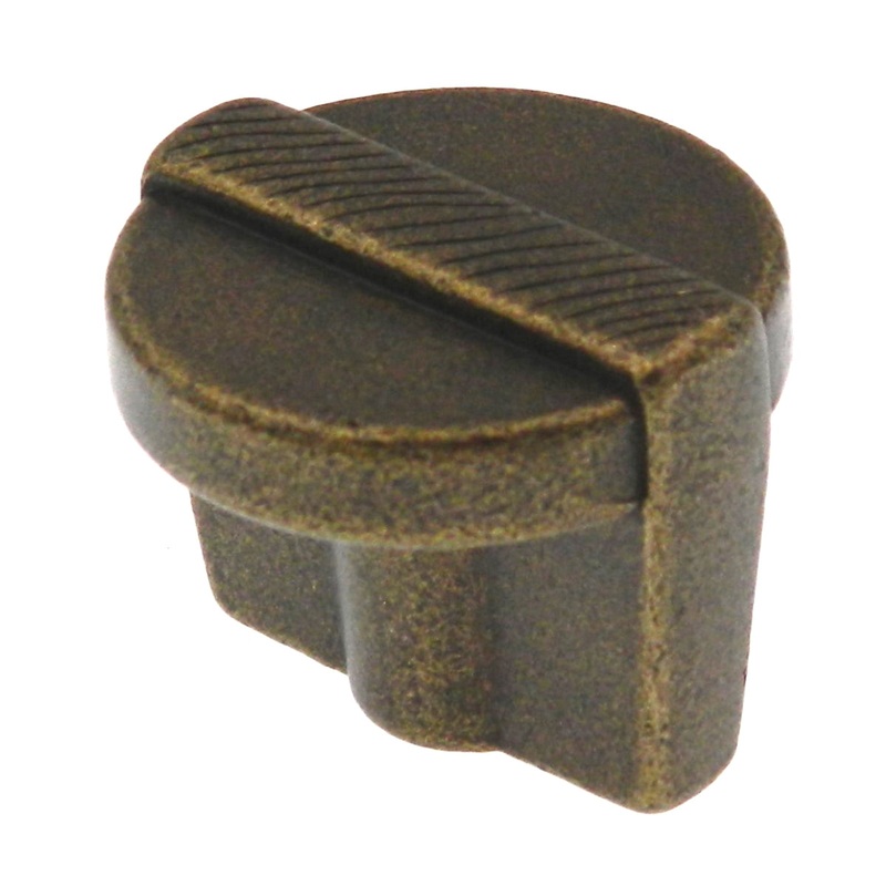 Amerock Forgings 1 1/4 Rustic Brass Round Cabinet Knob Pull BP4427-R3