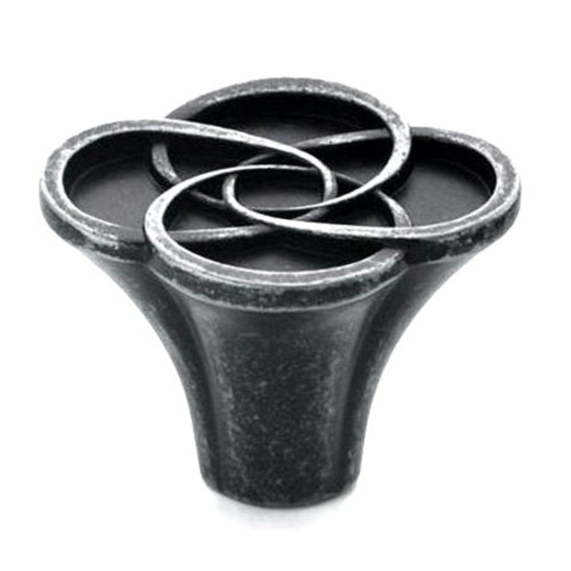 Amerock Marsden 1 1/4 Wrought Iron Dark Ornate Cabinet Knob Pull BP27001-WID