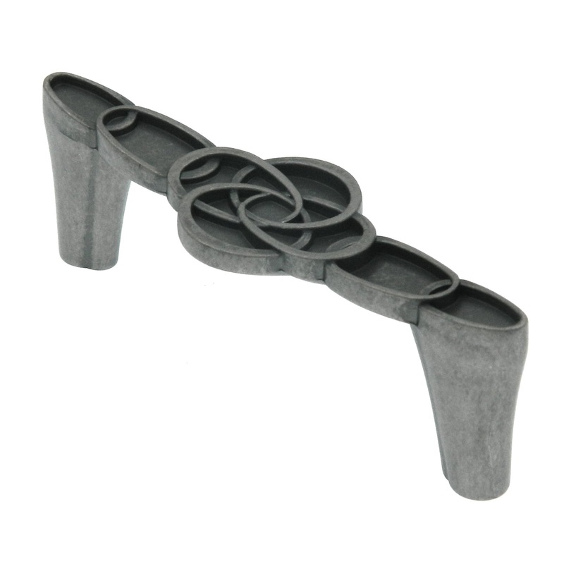 Amerock Marsden Weathered Nickel Pattern 3 Arch Cabinet Handle Pull BP27032-WN