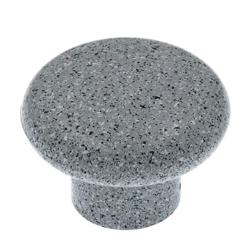 Amerock Plastics 1 1/4 Grey Granite Round Cabinet Plastic Knob BP5421-SPG