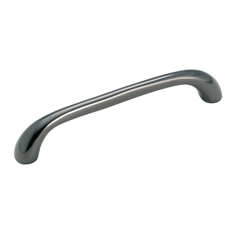 Amerock Wire Pulls Black Nickel 3 3/4 (96mm) Solid Brass Arch Cabinet Handle Pull BP1970-BNB