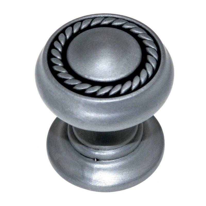 Belwith Hickory P4211-AP Antique Pewter 1 1/4 Rope Braid Cabinet Knob Pulls