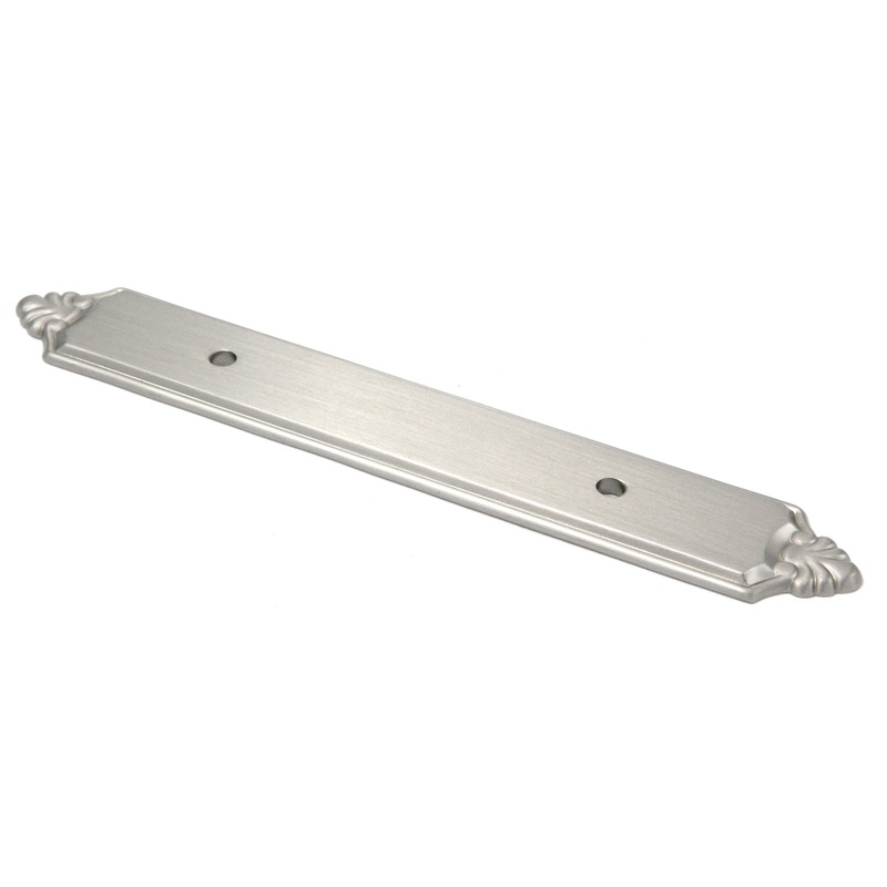 Belwith Keeler Sechel Satin Nickel Solid Brass 3cc Cabinet Handle Backplate A410