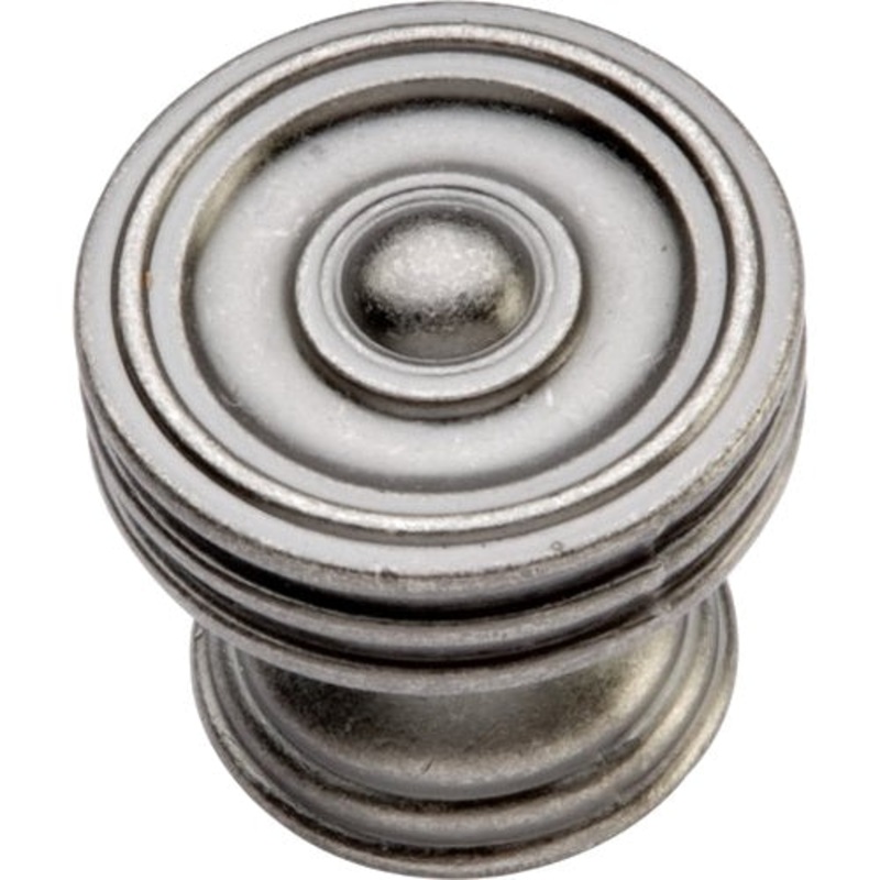 Hickory Hardware P3131-BNV Black Nickel Vibed 1 1/4 Mushroom Knob Pull Concord