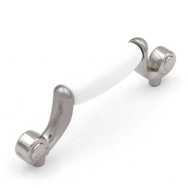 Hickory Hardware P526-SC Tranquility 3 Satin Chrome Arch Cabinet Handle Pull