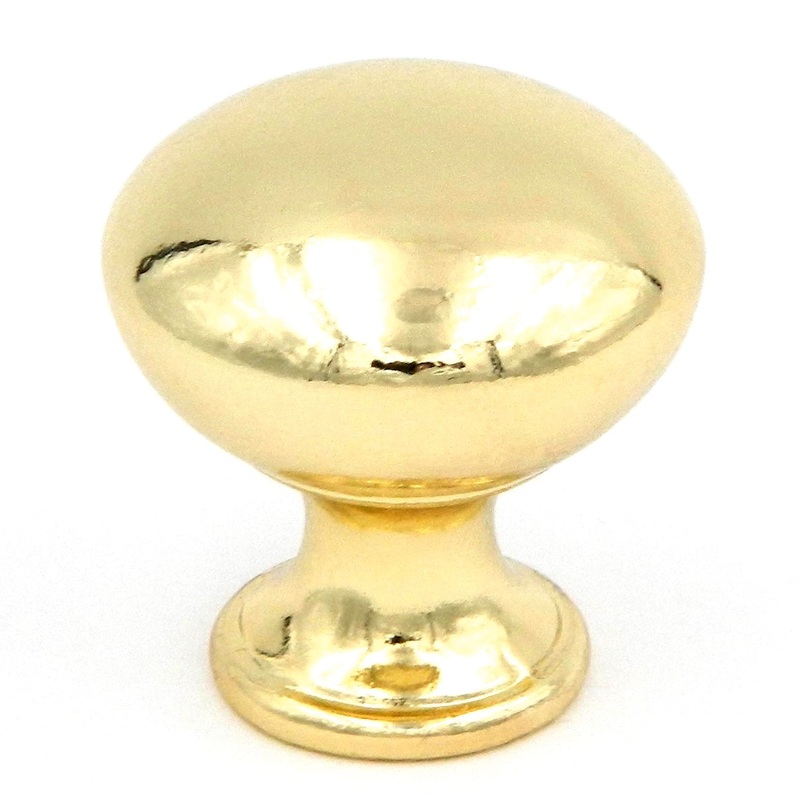Hickory Hardware Polished Accents Polished Brass 1 1/8 Cabinet Knob P320-3