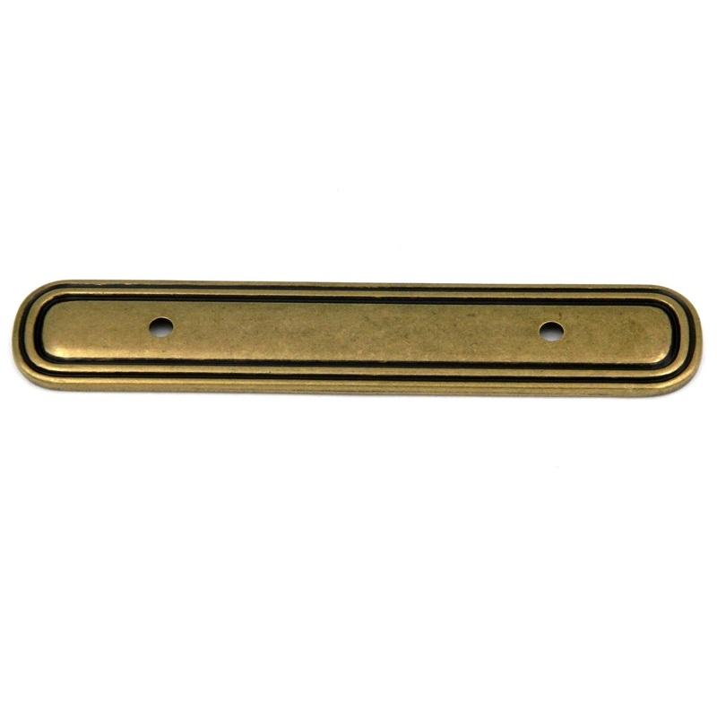 Hickory Hardware Woodgrain Lancaster Hand Polished 3cc Handle Backplate P479-LP
