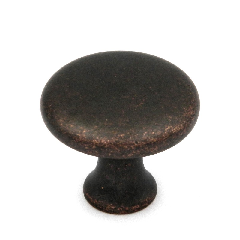 Hickory P14255-DAC Dark Antique Copper 1 1/8 Cabinet Knob Pulls Conquest