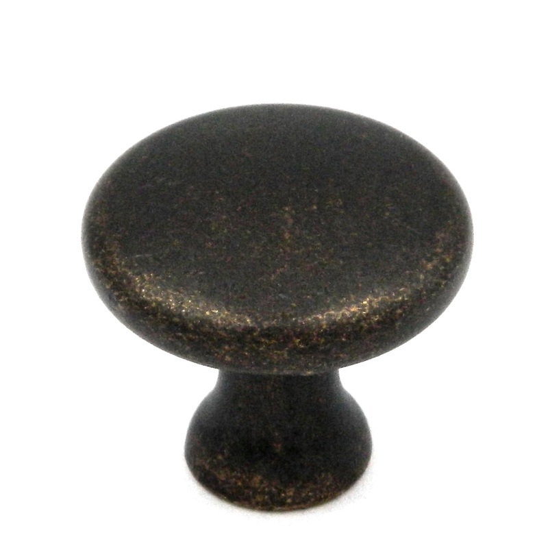 Hickory P14255-WOA Windover Antique 1 1/8 Round Cabinet Knob Pulls Conquest