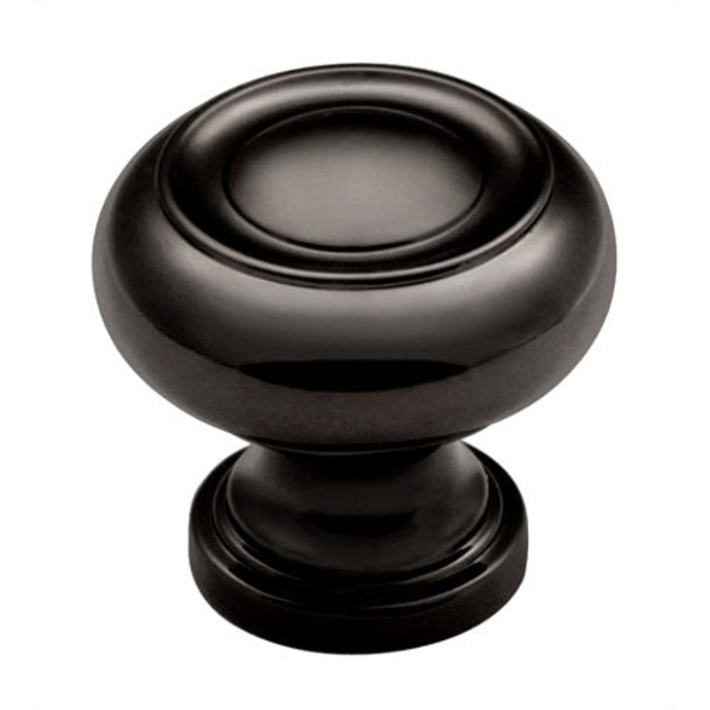 Hickory P3151-BLN Black Nickel 1 1/4 Mushroom Cabinet Knob Pull Williamsburg