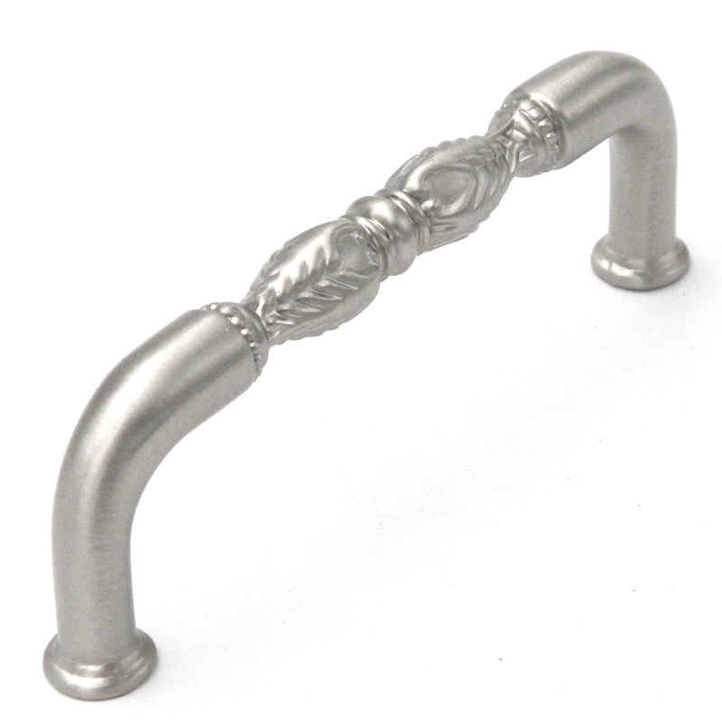 Keeler F437 Savannah Solid Brass 3 Pewter Arch Cabinet Handle Pull