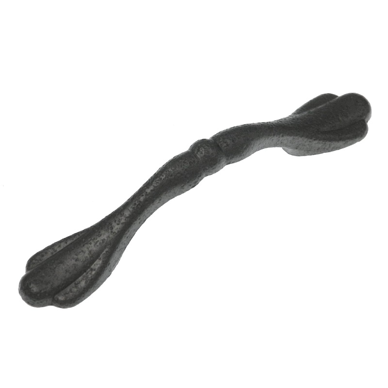 10 Pack of Ancient Treasures Rustic Hammered C026PTM Satin Chrome 3cc Arch Pull