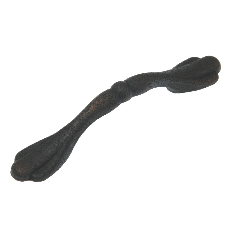 10 Pack of Ancient Treasures Rustic Hammered C027ORB Oil Rubbed Bronze 3cc Arch Pull