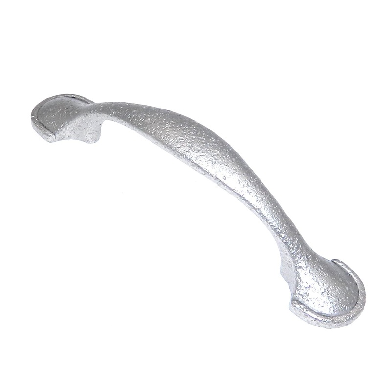 20 Pack of Ancient Treasures Rustic Hammered C029SAT Satin Chrome 3cc Arch Pull