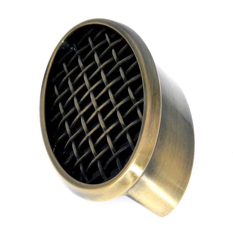 Amerock Patterns Elegant Brass Oblong 3 Cup Cabinet Cup Pull BP26124-EB