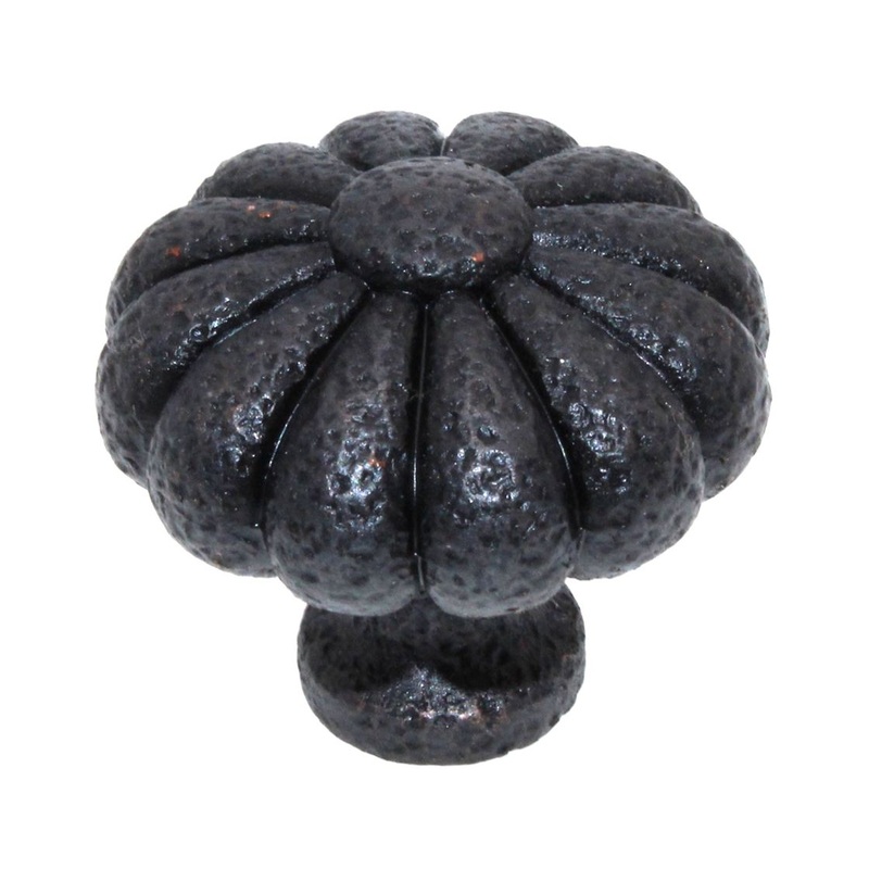 Ancient Treasures Rustic Hammered Floral Oil Rubbed Bronze 1 1/2 Pull Knob C011ORB, 10 Pack