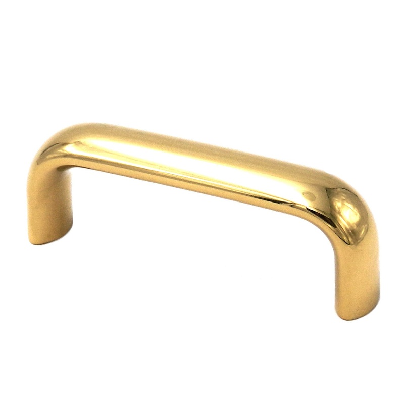 Belwith Keeler Power & Beauty K1 Polished Brass 3cc Solid Brass Cabinet Handle Pull
