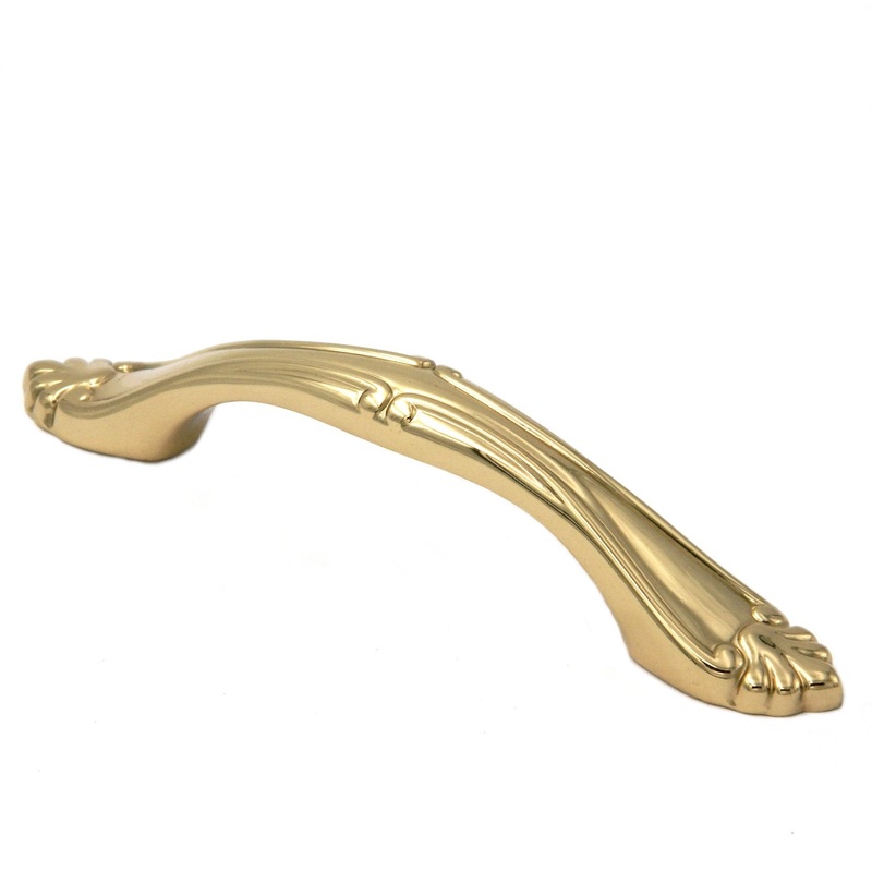 Belwith Keeler Sechel A14 Polished Brass 3cc Solid Brass Arch Cabinet Handle Pull