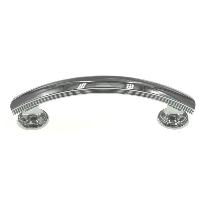 Hickory American Diner P2143-CH Chrome 3cc Arch Cabinet Handle Pull