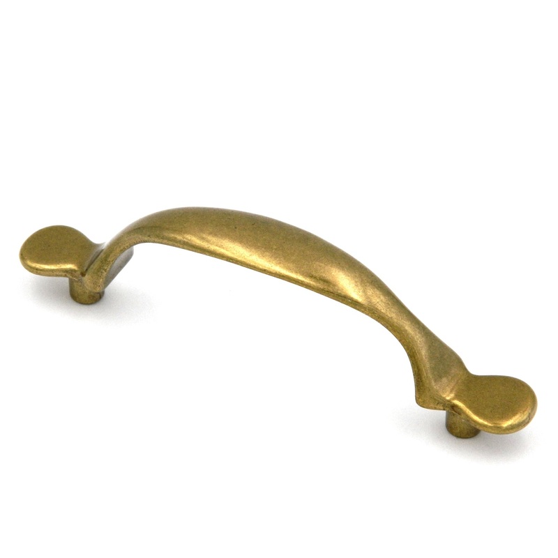 Hickory Conquest P14170-LB Lustre Brass 3cc Arch Cabinet Handle Pull