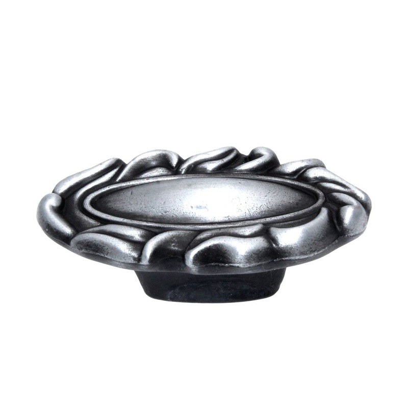 Hickory Hardware Foxglove Antique Pewter 3/4cc Ornate Cabinet Knob Pull PA1112-AP