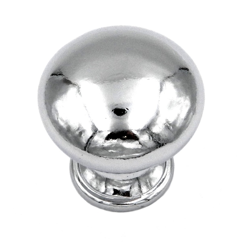 Hickory Hardware Polished Accents Chrome Round 1 1/8 Cabinet Knob P320-26