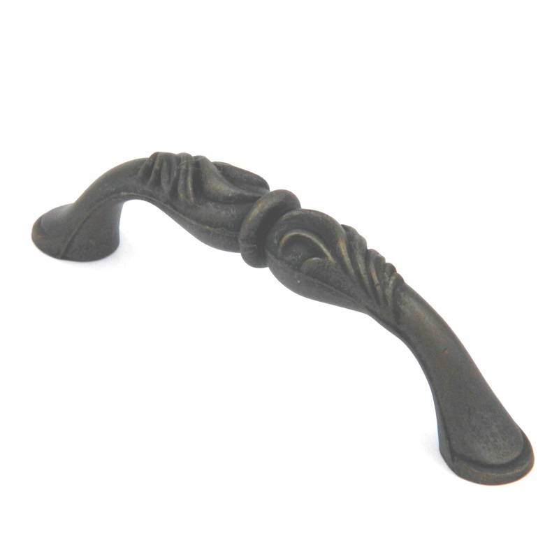 Hickory Mayfair P3092-WOA Windover Antique 3 3/4 (96mm)cc Arch Ornate Cabinet Handle Pull