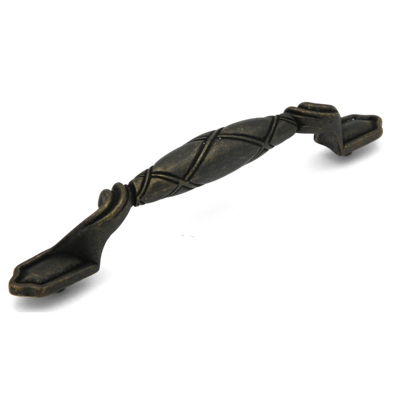 Hickory Vienna P3173-WOA Windover Antique 6cc Arch Cabinet Handle Pull