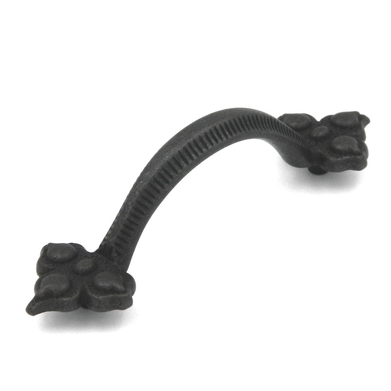 Keeler Spanish Gothic P3020-BMA Black Mist Antique 3cc Solid Brass Cabinet Handle Pull