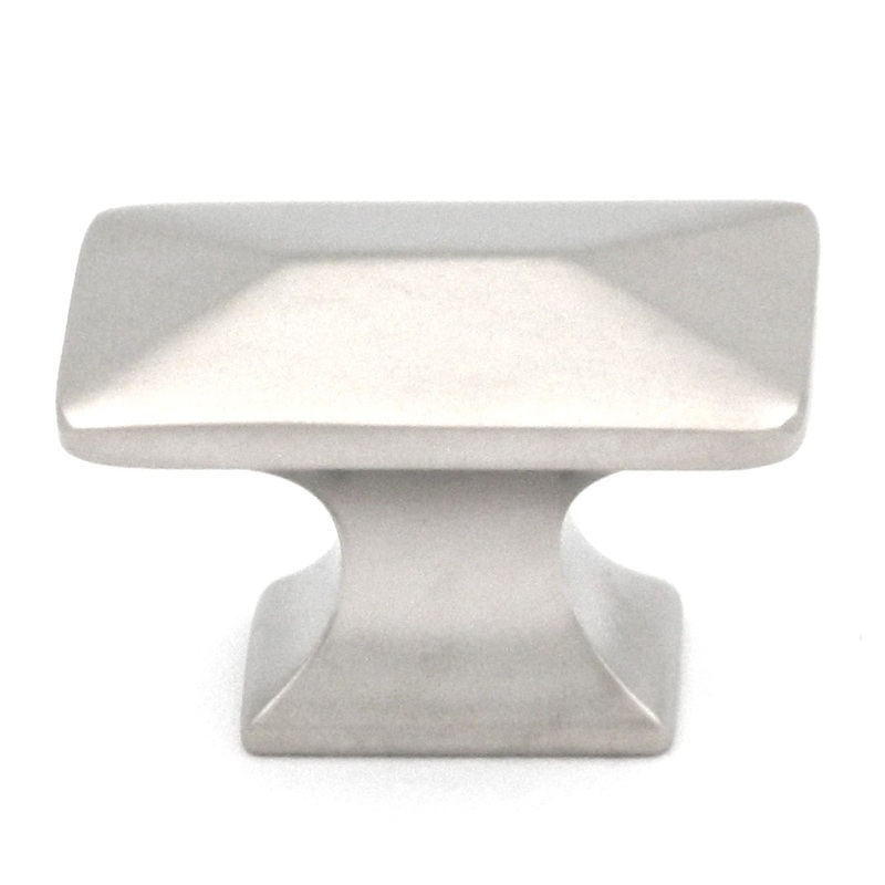 10 Pack Hickory Hardware Bungalow Pearl Nickel 1 1/4 Prism Cabinet Knob Pulls P2150-PN