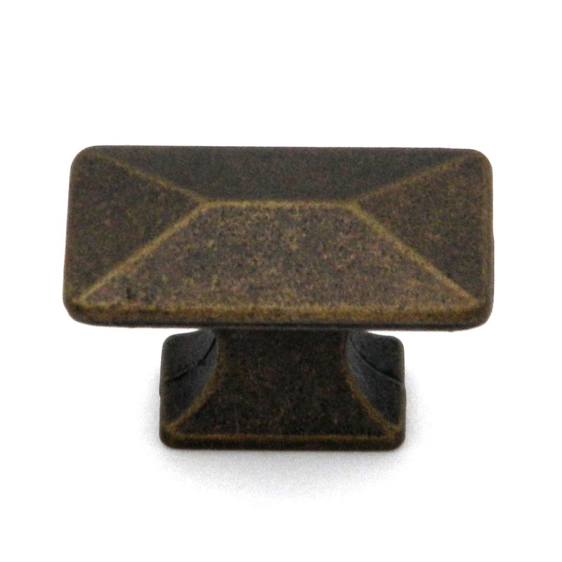 10 Pack Hickory Hardware Bungalow Windover Antique 1 1/4 Prism Cabinet Knob Pulls P2150-WOA