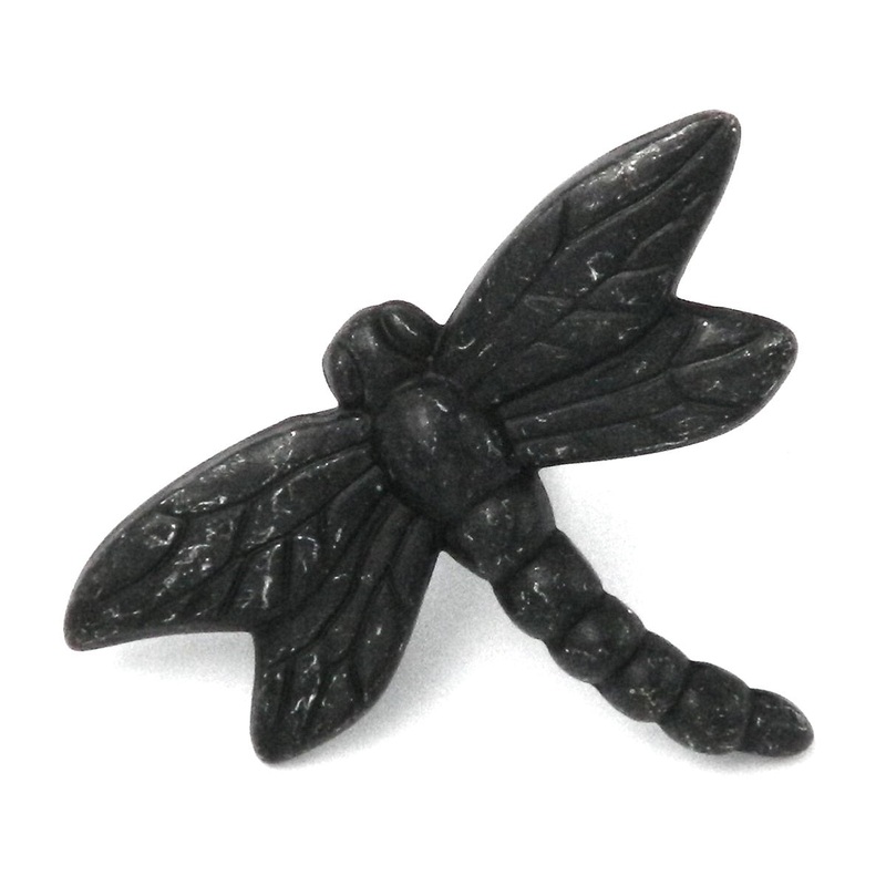 10 Pack Hickory Hardware South Seas 2 1/8 Vibra Pewter Novelty Dragonfly Cabinet Knob PA1512-VP
