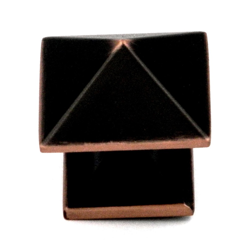 20 Pack Belwith Keeler Studio 1 Oil-Rubbed Bronze Square Pyramid Cabinet Knob P3014-OBH