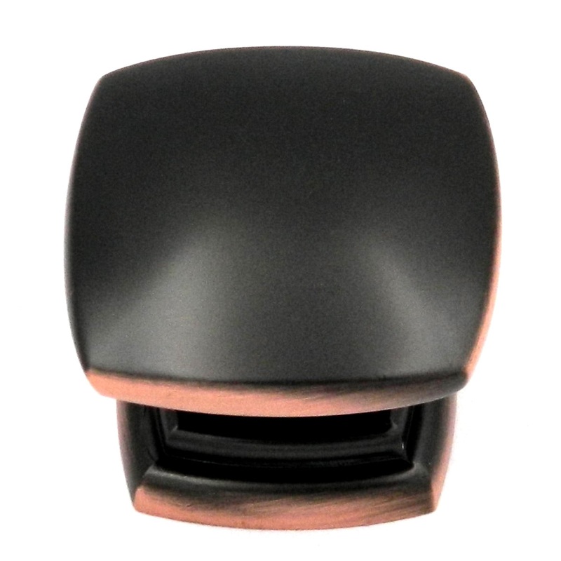 Belwith Euro-Contemporary 1 1/2 Square Knob Oil-Rubbed Bronze P2163-OBH