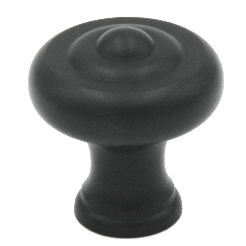 Belwith Keeler Carriage House 1 1/4 Wrought Iron Round Solid Brass Cabinet Knob A703