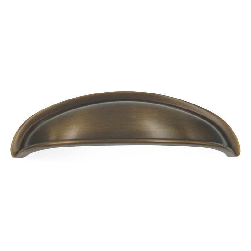 Belwith Keeler Power & Beauty K7-9013 Satin Dover 3cc Solid Brass Cabinet Cup Pull