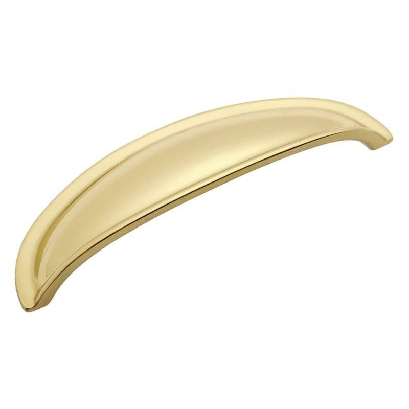 Belwith Keeler Power & Beauty K7 Polished Brass 3cc Solid Brass Cabinet Cup Pull