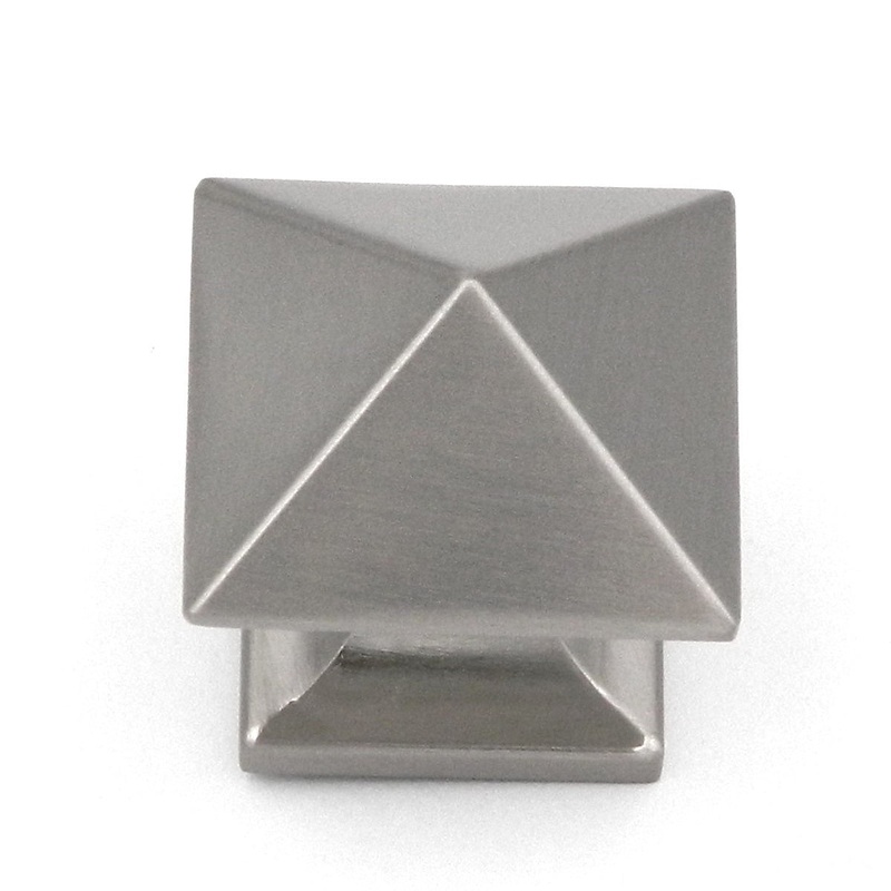 Belwith Keeler Studio 1 1/4 Stainless Steel Cube Cabinet Knob P3015-SS
