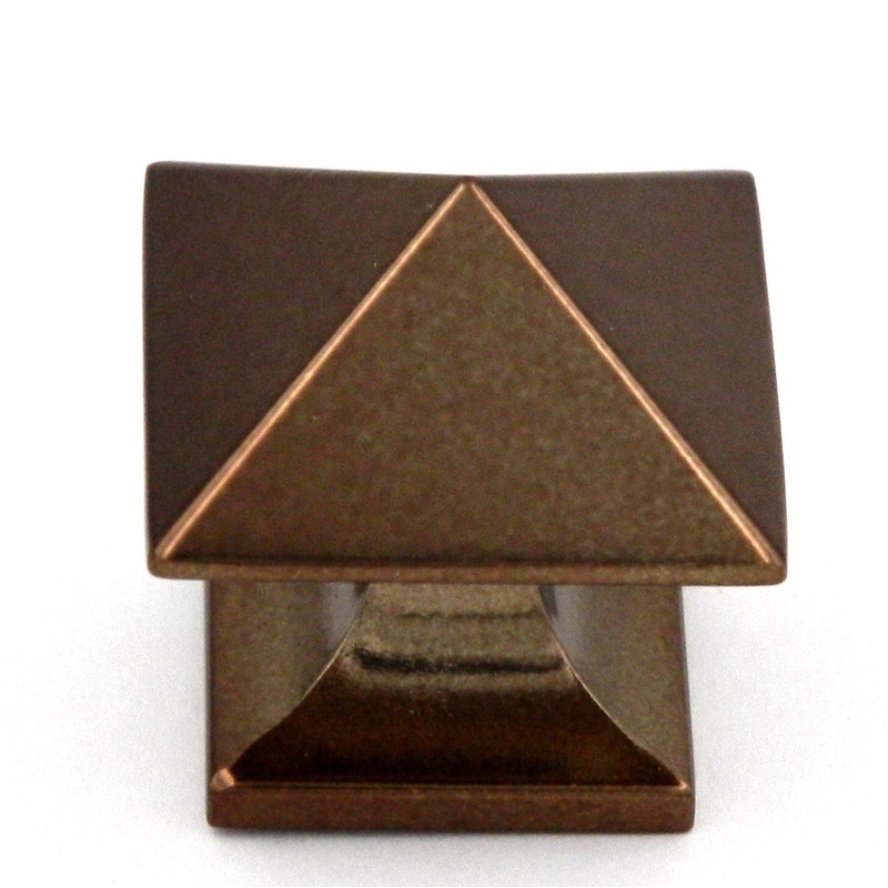 Belwith Keeler Studio 1 1/4 Venetian Bronze Cube Cabinet Knob P3015-VBZ