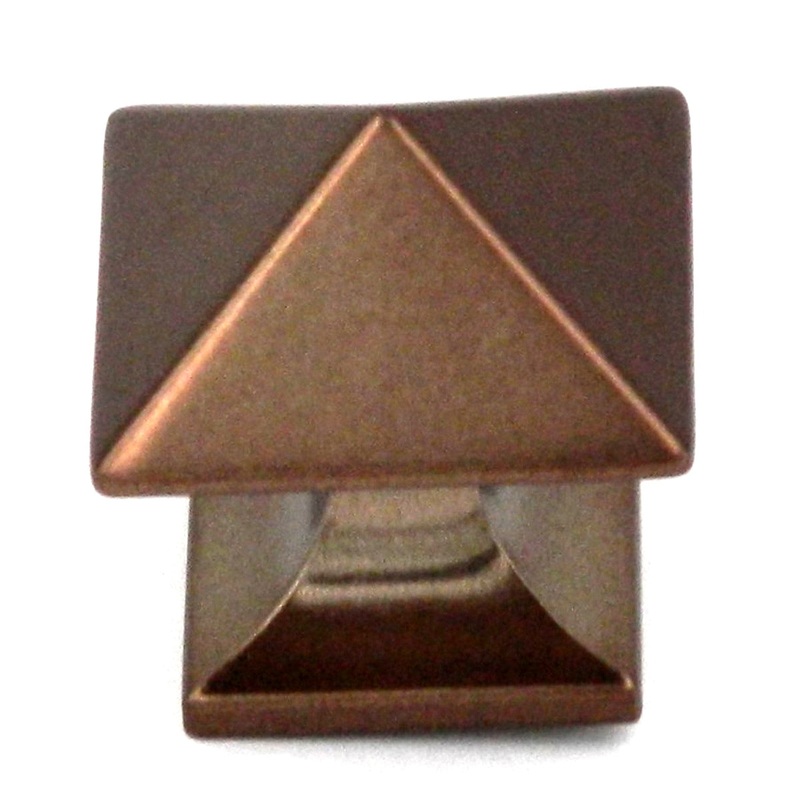 Belwith Keeler Studio 1 Venetian Bronze Cube Cabinet Knob P3014-VBZ