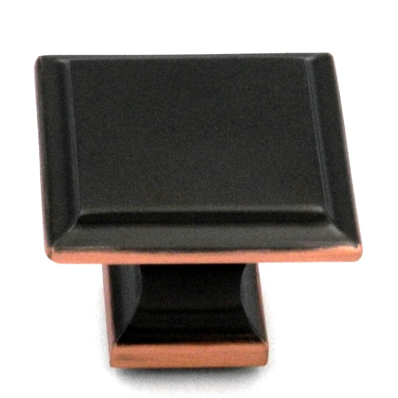 Belwith Keeler Studio II 1 1/2 Oil-Rubbed Bronze Highlighted Solid Brass Cabinet Knob P3271-2122
