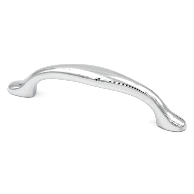 Hickory Eclipse P331-26 Polished Chrome 3cc Arch Cabinet Handle Pull