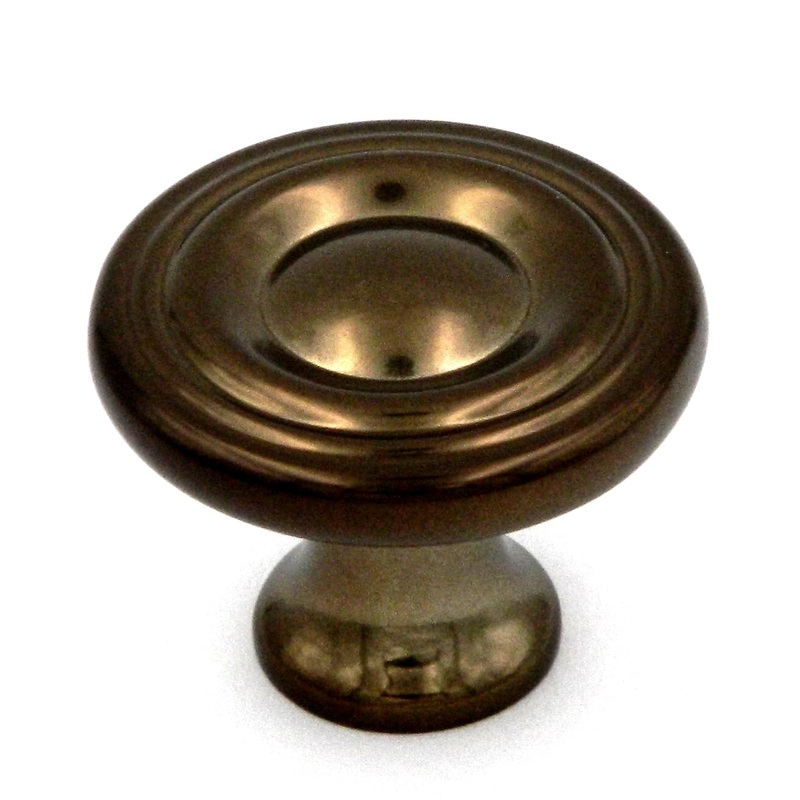 Hickory Hardware Conquest 1 1/8 Venetian Bronze Round Disc Cabinet Knob P14402-VBZ
