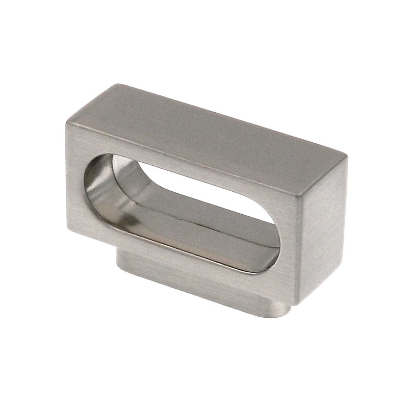 Hickory Hardware Greenwich 1 1/2 Satin Nickel Rectangle Modern Cabinet Knob P3043-SN
