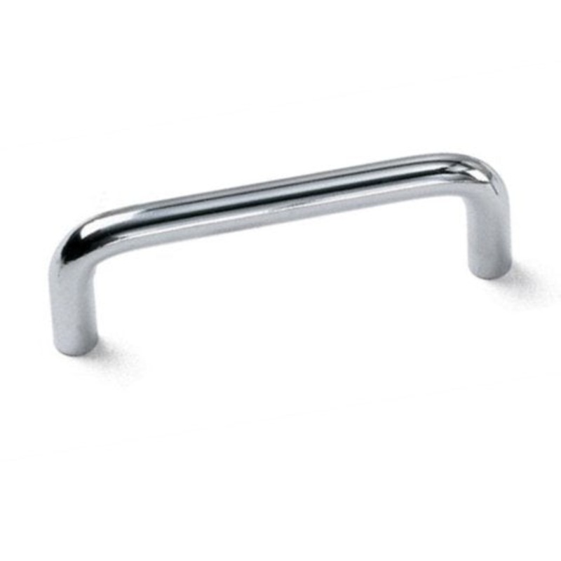 Laurey 34226 Polished Chrome 3cc Solid Brass Arch Cabinet Wire Pull, 5 Pack