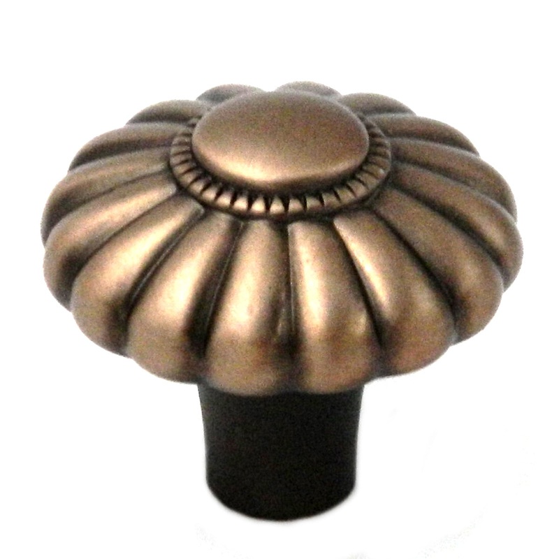 10 Pack Belwith Keeler Beaded Classic 1 1/4 Wellington Bronze Beaded Solid Brass Cabinet Knob G2-15R